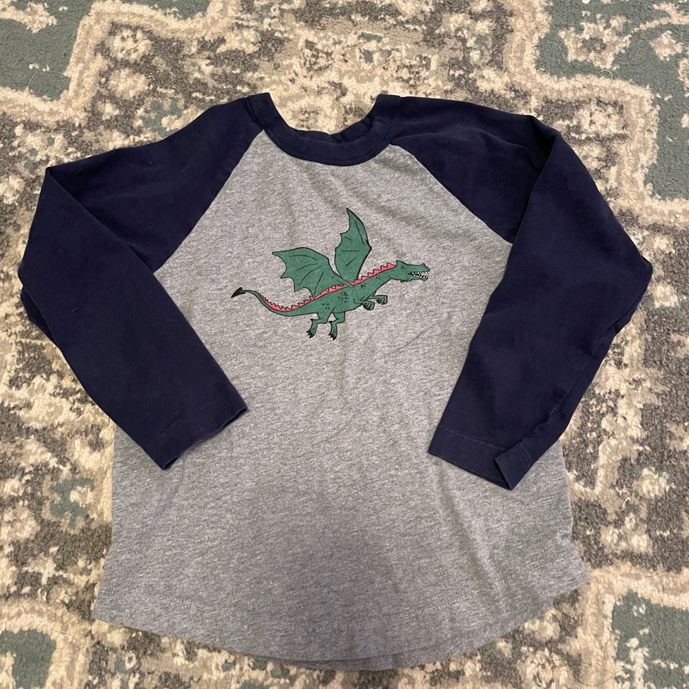 Hanna Andersson dragon baseball tee